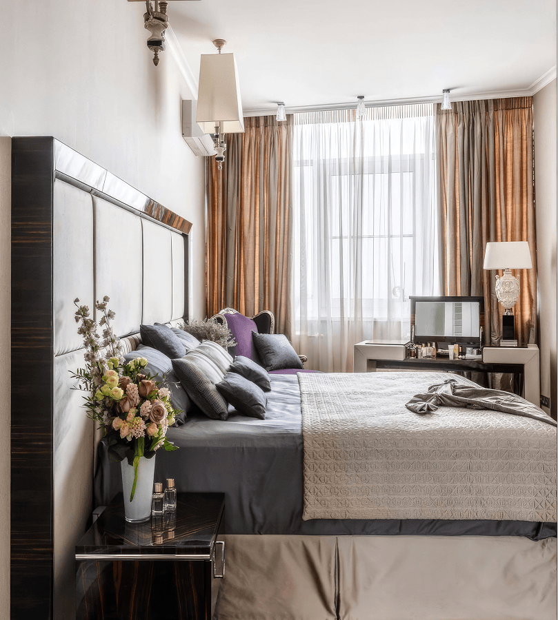 Calm bedroom interior — placeholder