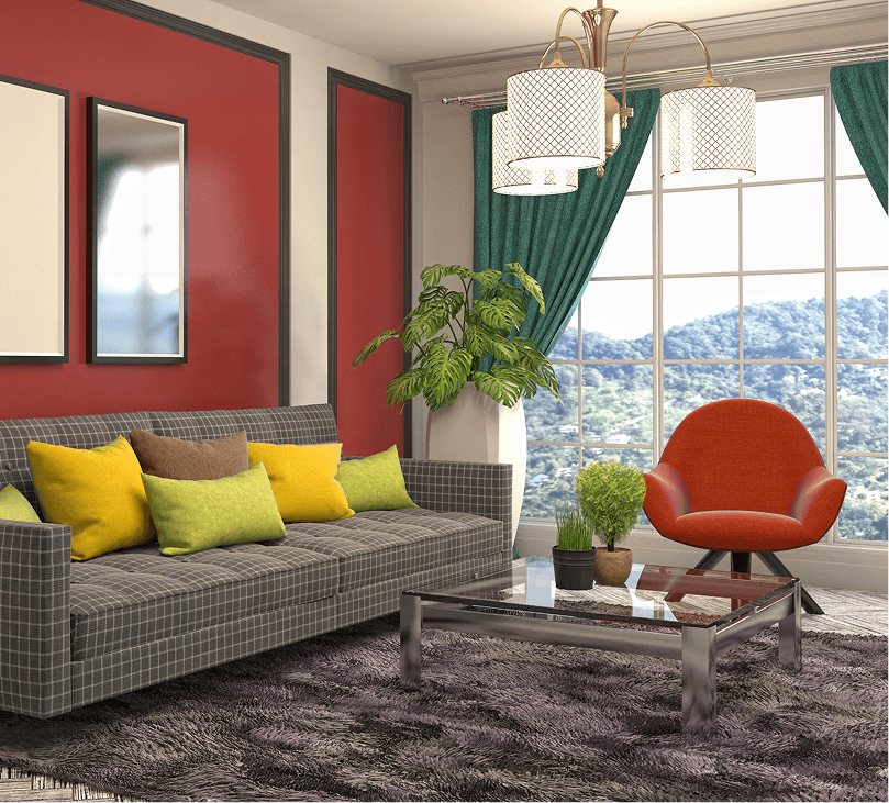 Calm bedroom interior — placeholder